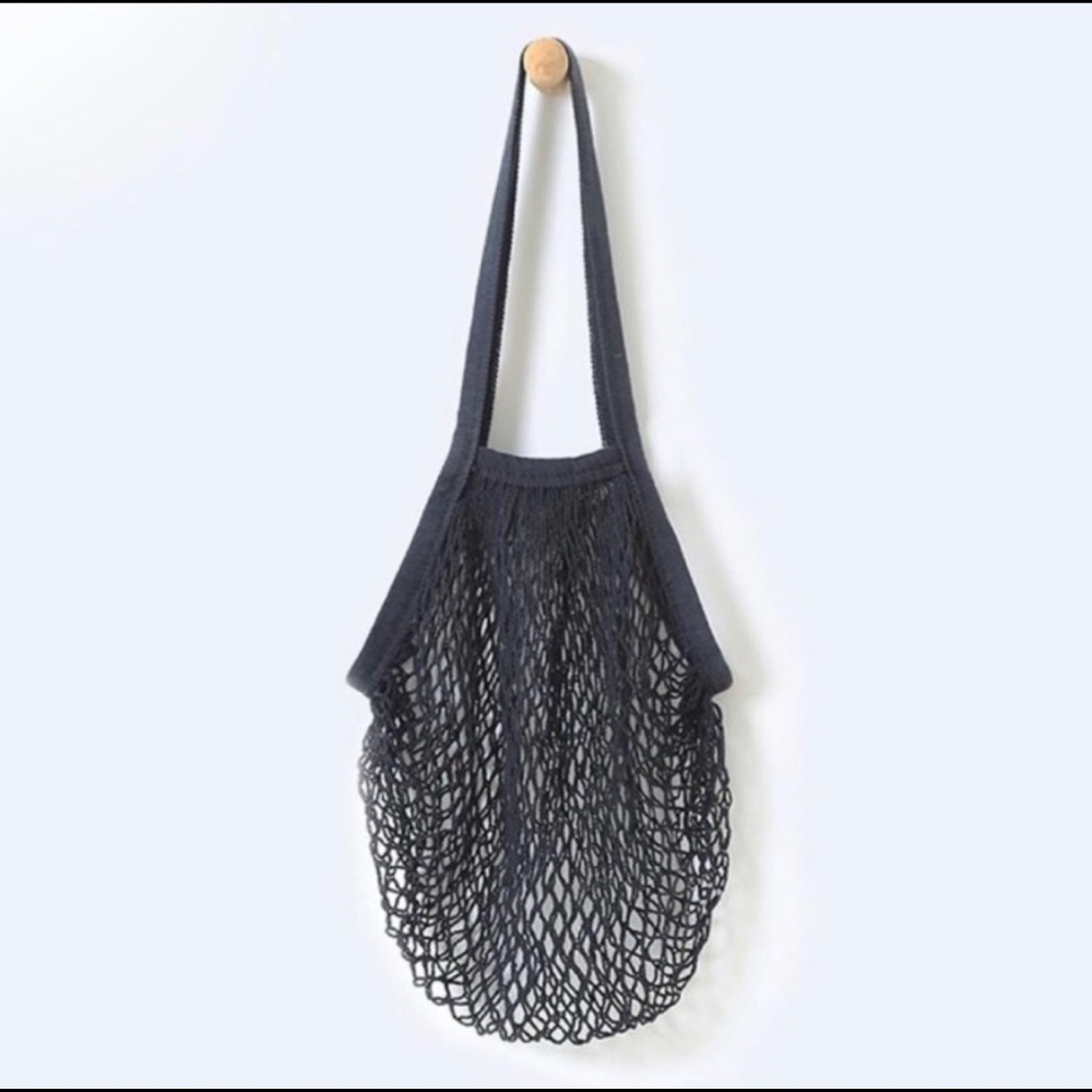 Parisienne Cotton Market Open Net Tote Bag - Picture 3 of 4
